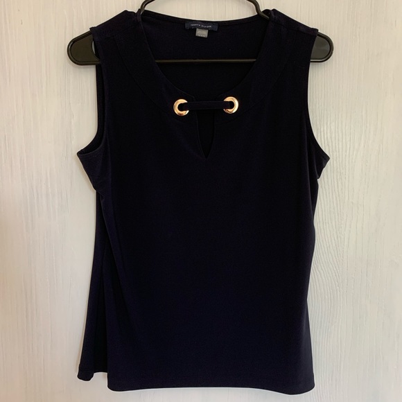 Tommy Hilfiger tank with gold accent - Picture 1 of 4